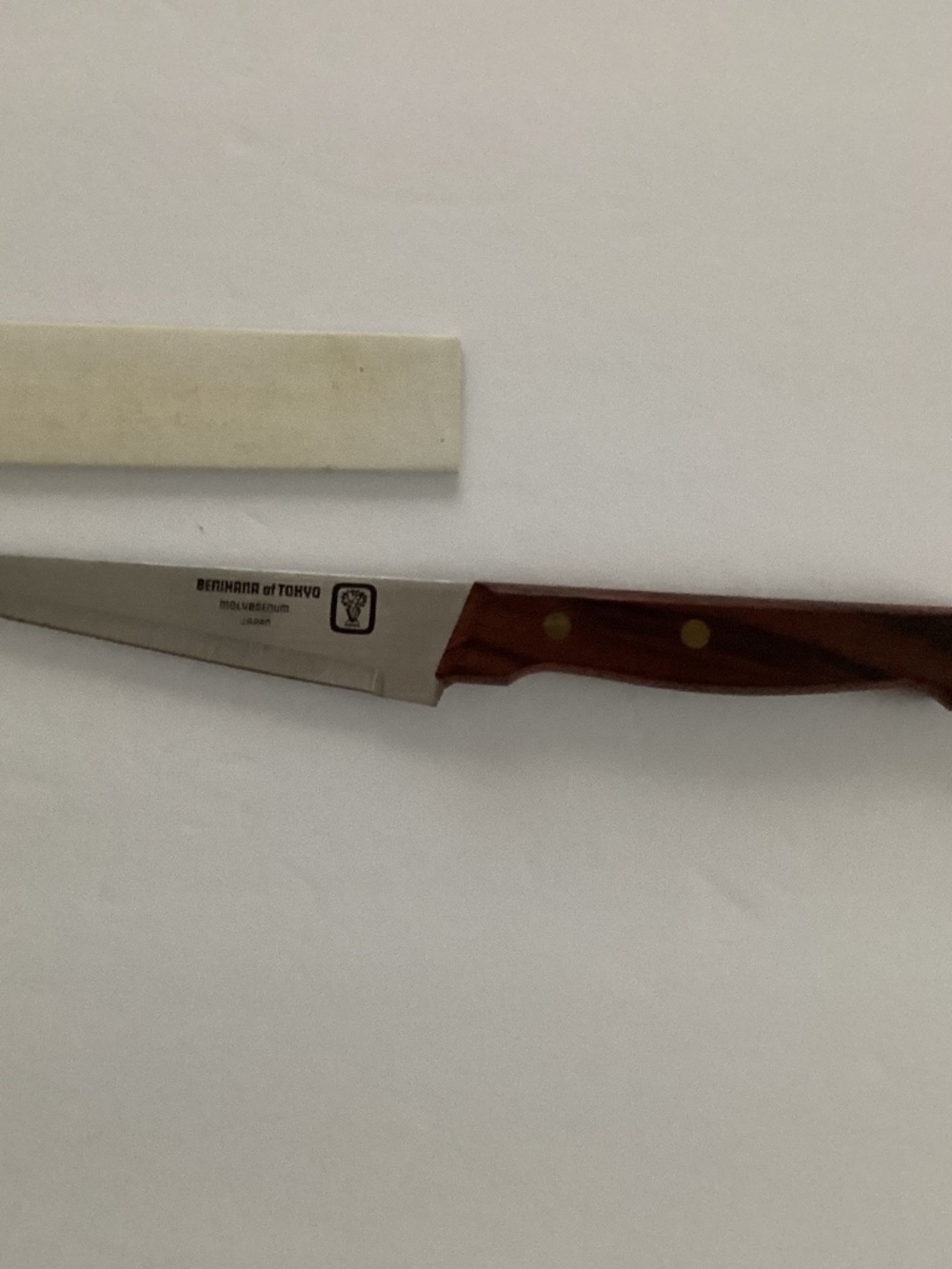 Vtg Benihana of Tokyo Japan Japanese Chef’s Serrated Paring Knife New